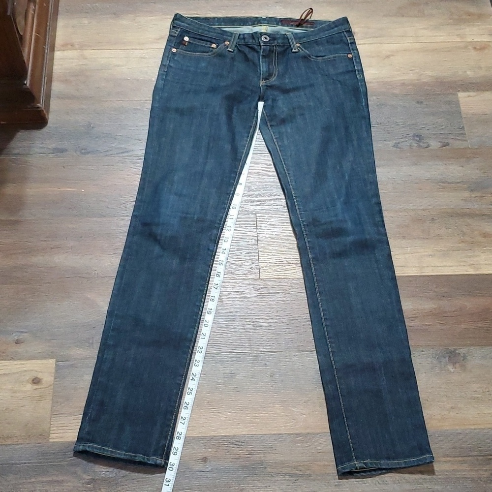 Adriano Goldschmied medium wash straight leg denim jeans euc